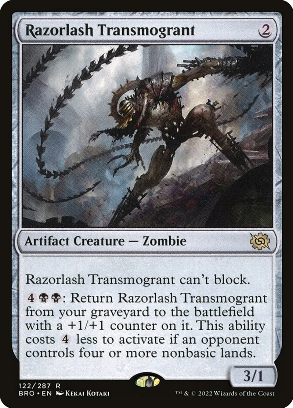 Razorlash Transmogrant (foil) | Inglés | NM | BRO 1