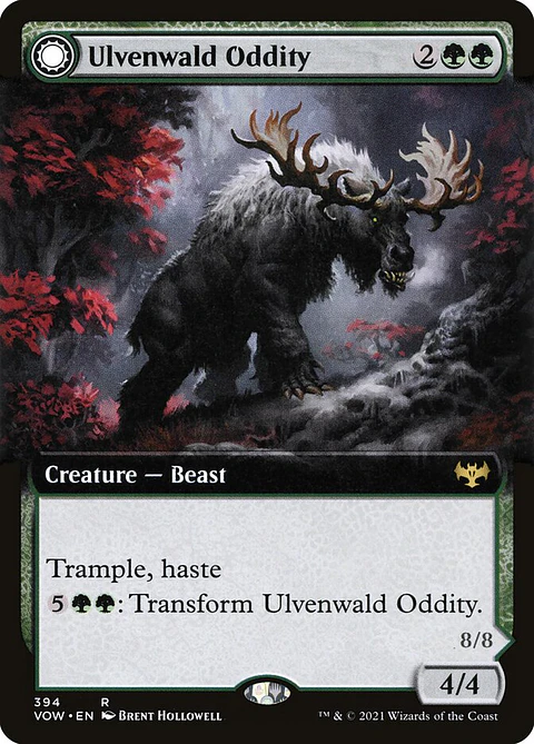 Ulvenwald Oddity // Ulvenwald Behemoth (Extended Art foil) | Inglés | NM | VOW