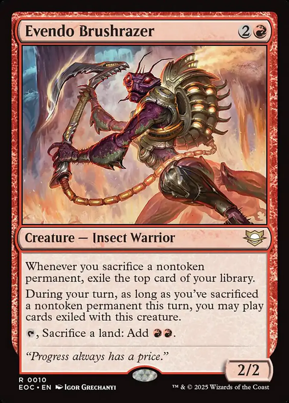 Evendo Brushrazer | Inglés | NM | EOC 1