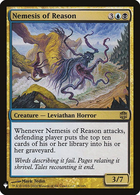Nemesis of Reason | Inglés | NM | PLST