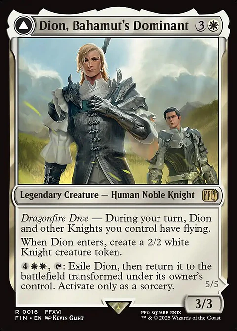 Dion, Bahamut's Dominant // Bahamut, Warden of Light | Inglés | NM | FIN