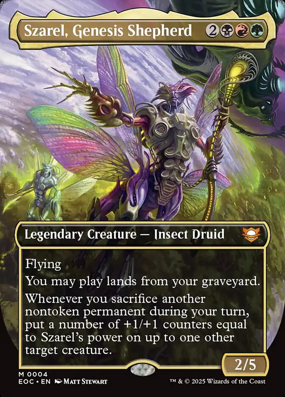 Szarel, Genesis Shepherd (Borderless foil) | Inglés | NM | EOC 1