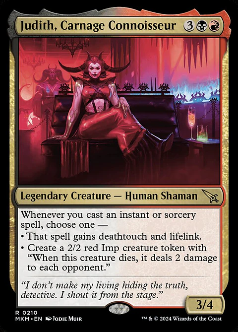 Judith, Carnage Connoisseur (foil) | Inglés | NM | MKM
