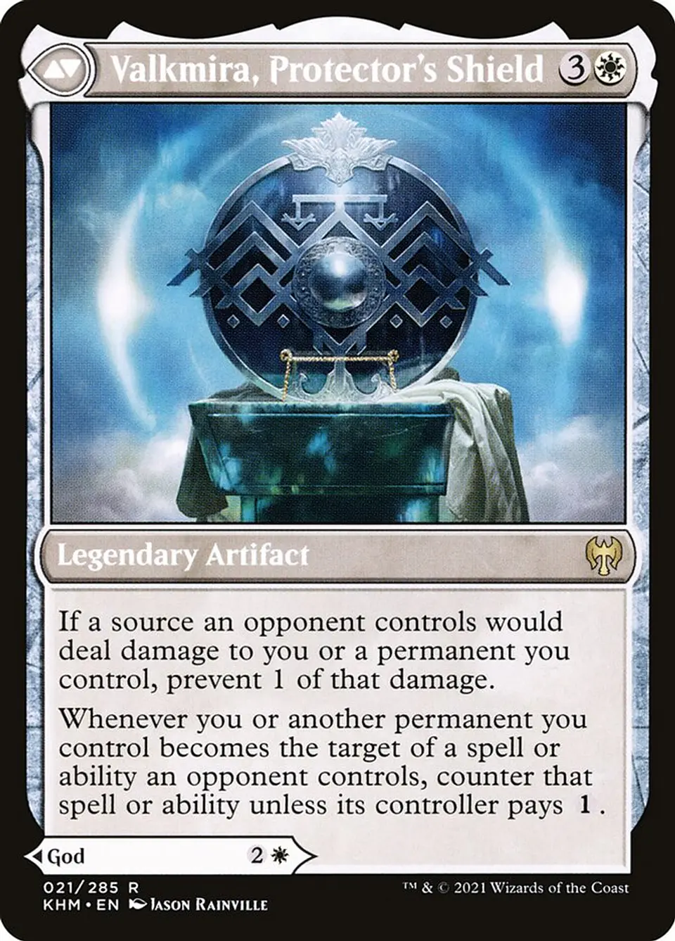 Reidane, God of the Worthy // Valkmira, Protector's Shield | Inglés | EX | KHM 2