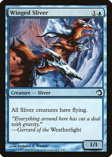 Winged Sliver (foil) | Inglés | EX | H09