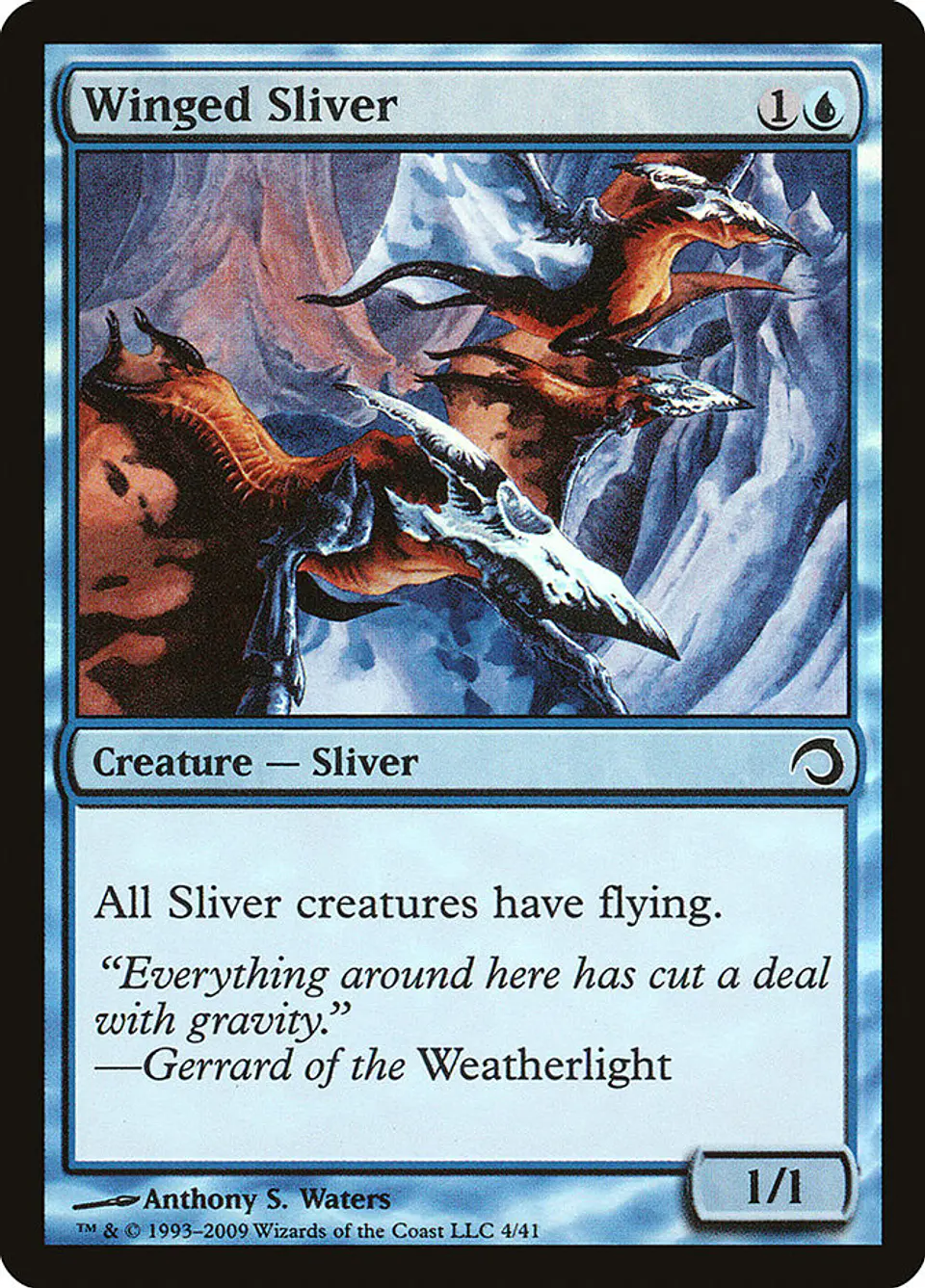 Winged Sliver (foil) | Inglés | EX | H09 1