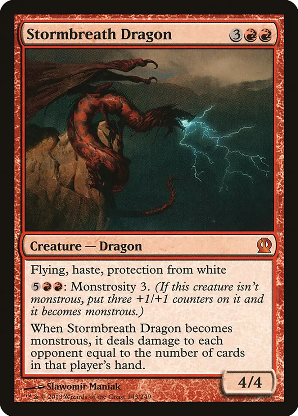 Stormbreath Dragon | Inglés | EX | THS 1