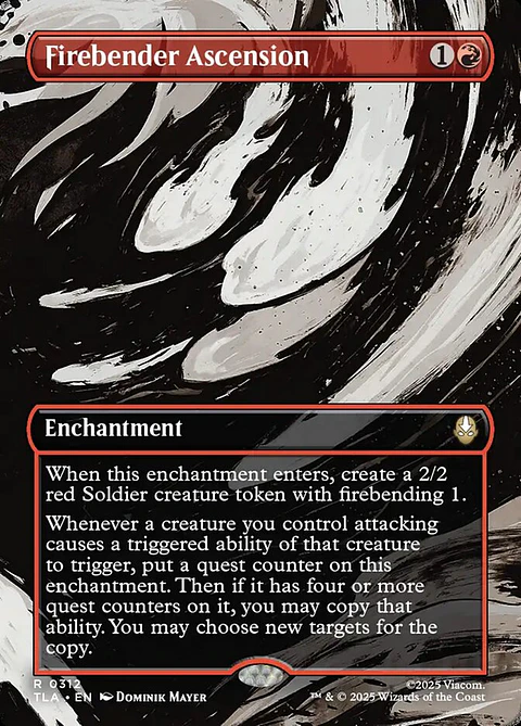 Firebender Ascension (Borderless) | Inglés | NM | TLA