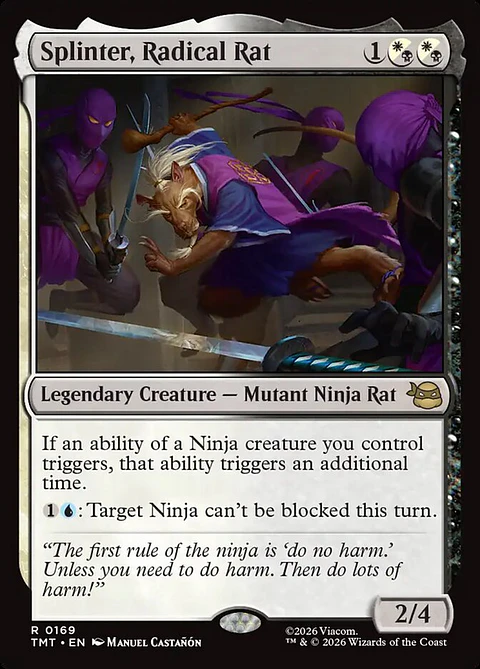 Splinter, Radical Rat | Español | NM | TMT