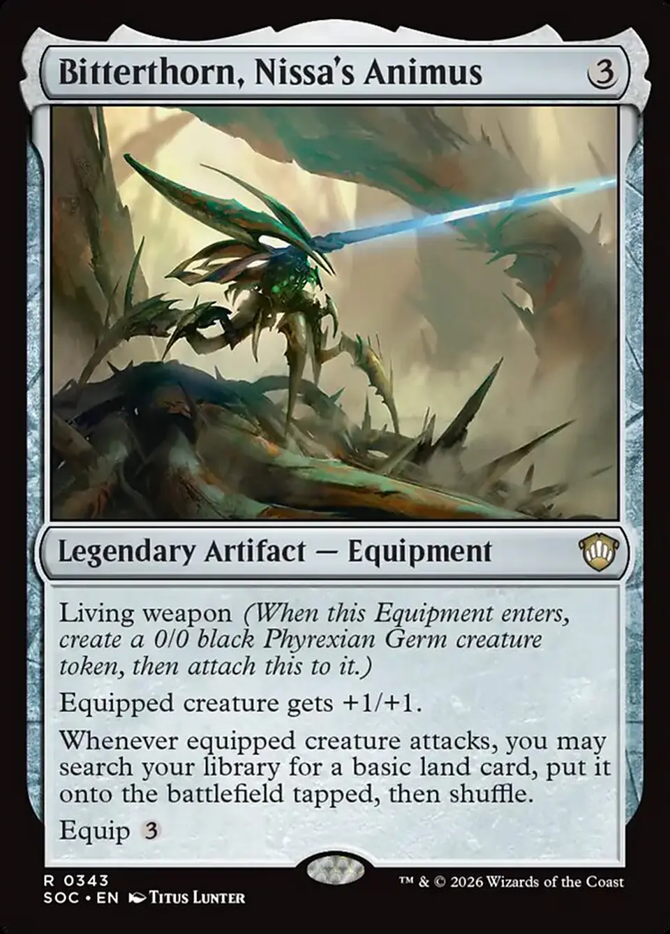 Bitterthorn, Nissa's Animus | Español | NM | SOC 1