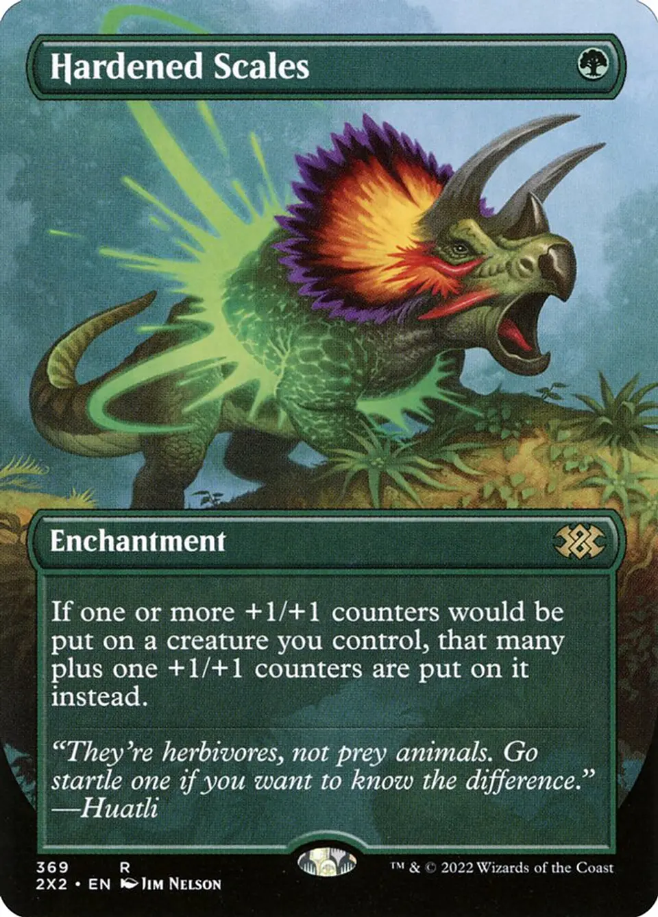 Hardened Scales (Borderless foil) | Inglés | NM | 2X2 1