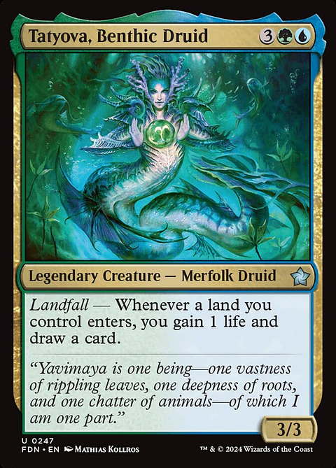 Tatyova, Benthic Druid | Inglés | NM | FDN