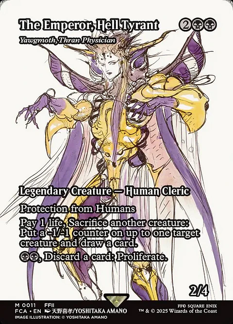 Yawgmoth, Thran Physician (Borderless) | Inglés | NM | FCA