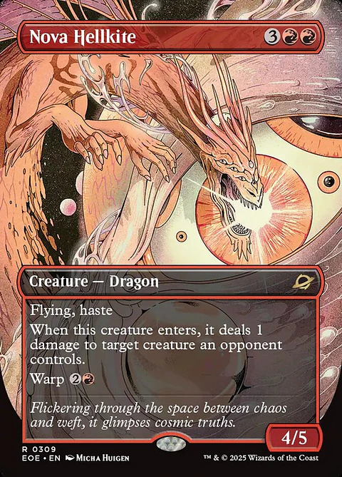 Nova Hellkite (Borderless foil) | Inglés | NM | EOE
