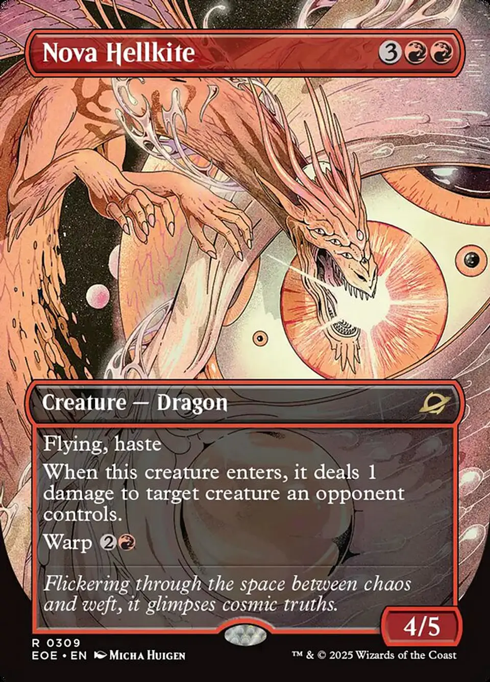 Nova Hellkite (Borderless foil) | Inglés | NM | EOE 1