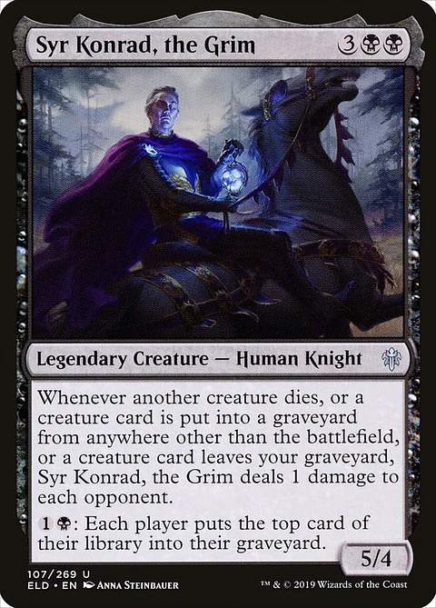 Syr Konrad, the Grim (foil) | Inglés | NM | ELD