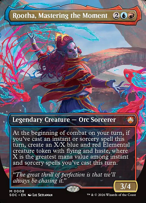 Rootha, Mastering the Moment (Borderless foil) | Inglés | NM | SOC