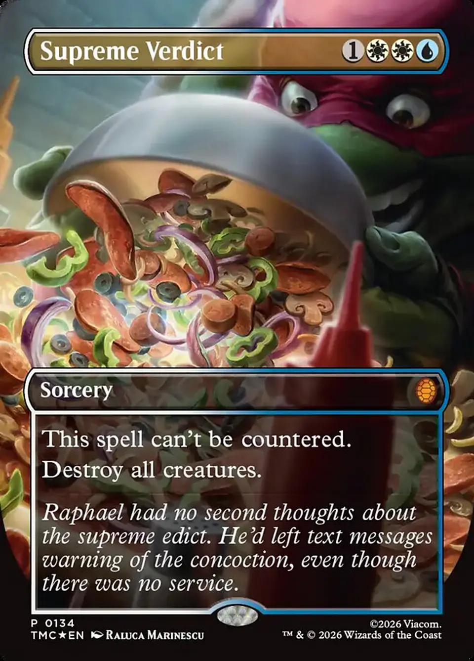 Supreme Verdict (Borderless foil) | Inglés | NM | TMC 1