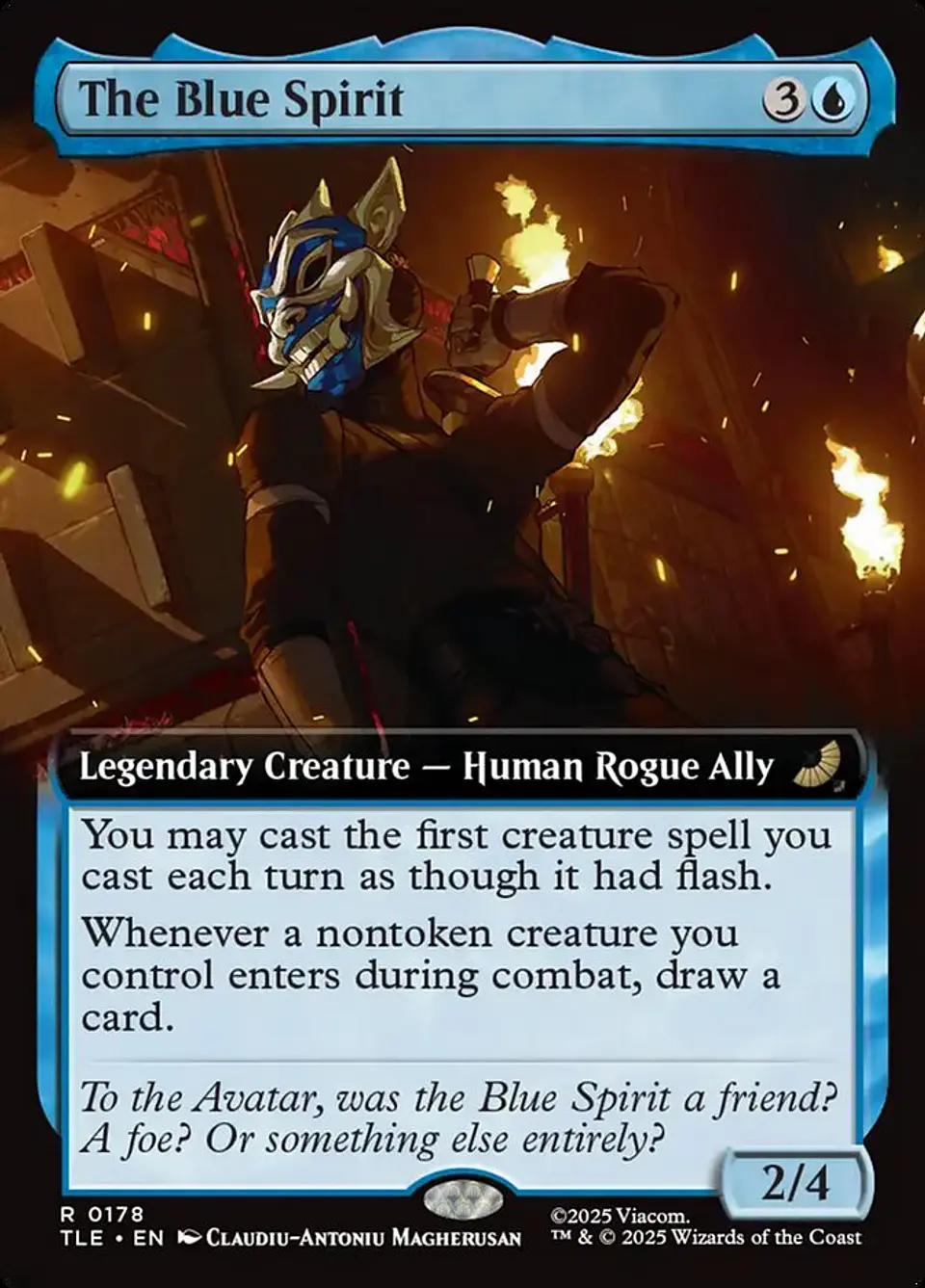 The Blue Spirit (Extended Art foil) | Inglés | NM | TLE 1