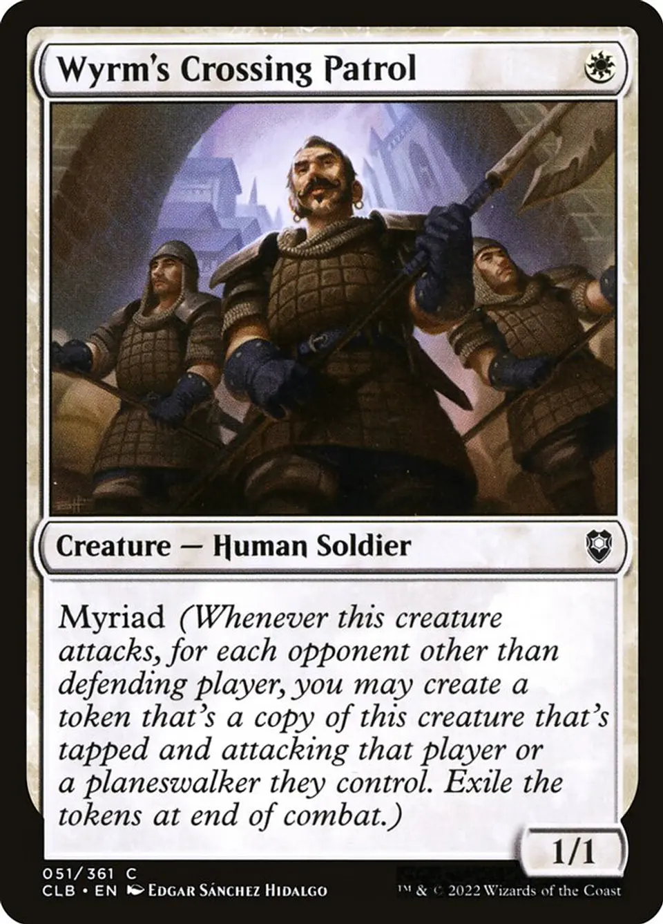 Wyrm's Crossing Patrol (foil) | Inglés | NM | CLB 1