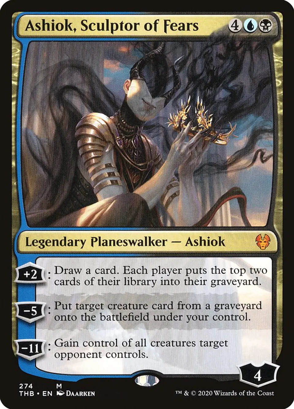 Ashiok, Sculptor of Fears | Inglés | NM | THB 1