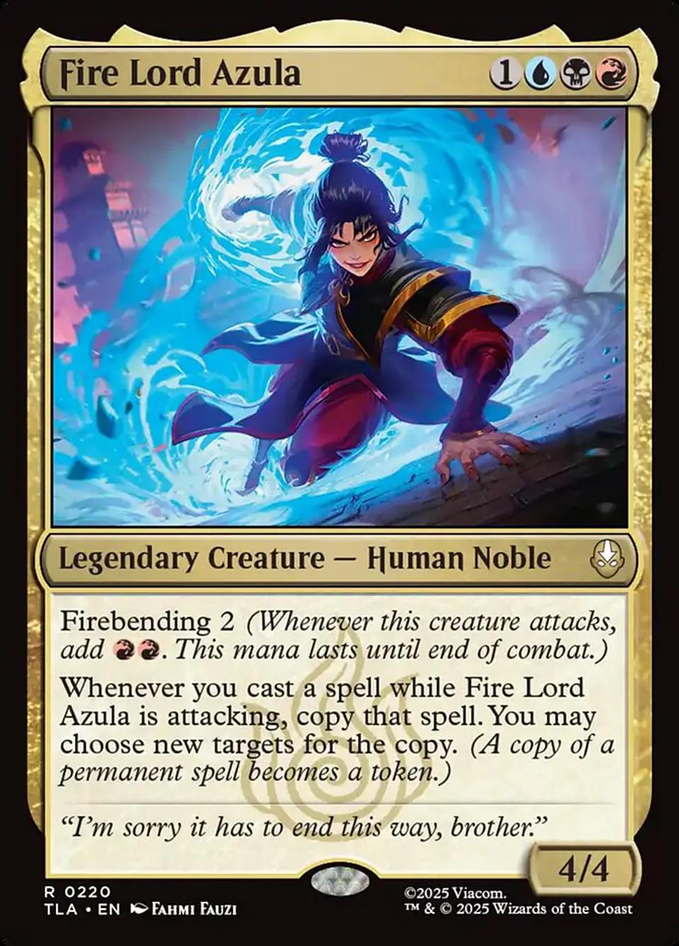 Fire Lord Azula | Inglés | NM | TLA 1