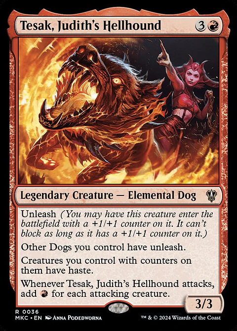 Tesak, Judith's Hellhound | Inglés | NM | MKC