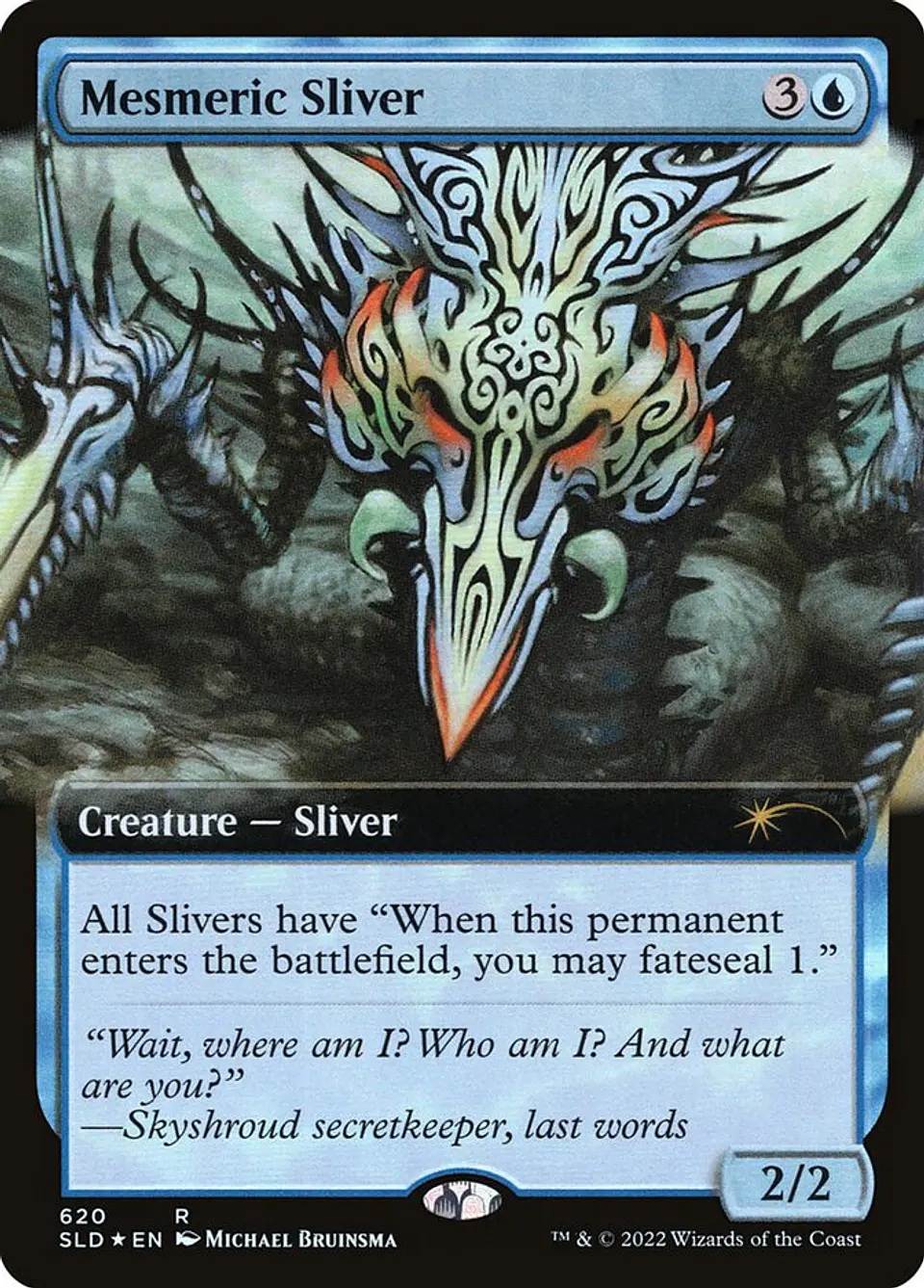 Mesmeric Sliver (Extended Art foil) | Inglés | NM | SLD 1