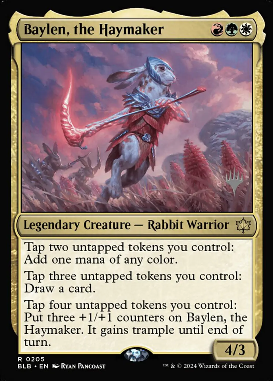 Baylen, the Haymaker (foil) | Inglés | NM | PBLB 1