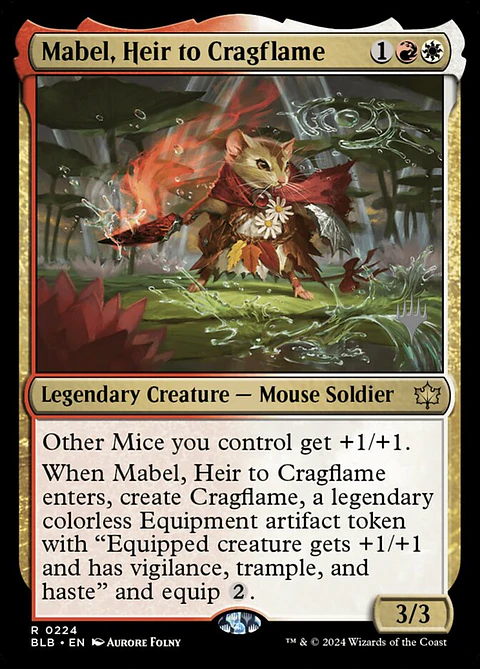 Mabel, Heir to Cragflame (foil) | Inglés | NM | PBLB
