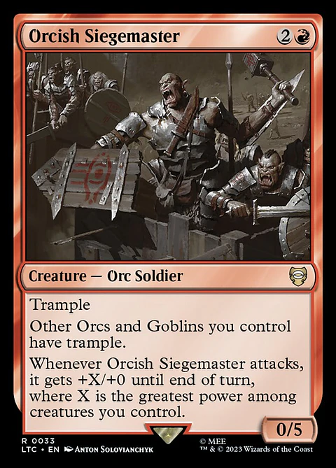 Orcish Siegemaster | Inglés | NM | LTC
