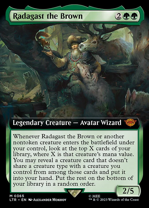 Radagast the Brown (Extended Art) | Inglés | NM | LTR