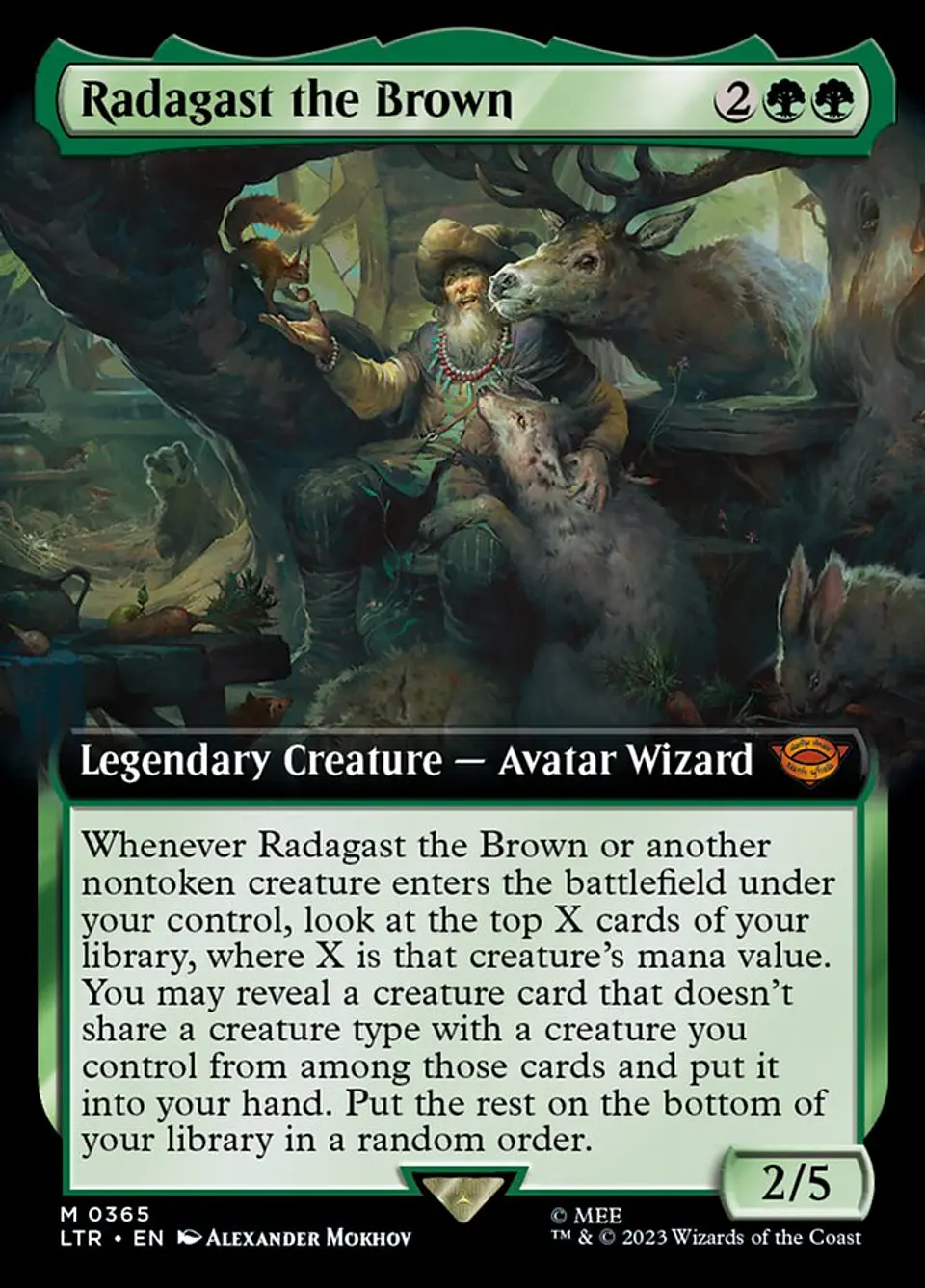 Radagast the Brown (Extended Art) | Inglés | NM | LTR 1