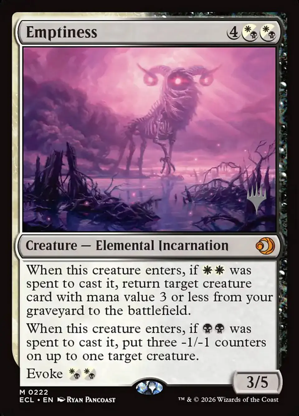 Emptiness (foil) | Inglés | NM | PECL 1