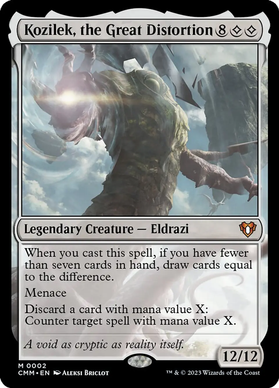Kozilek, the Great Distortion | Inglés | NM | CMM 1