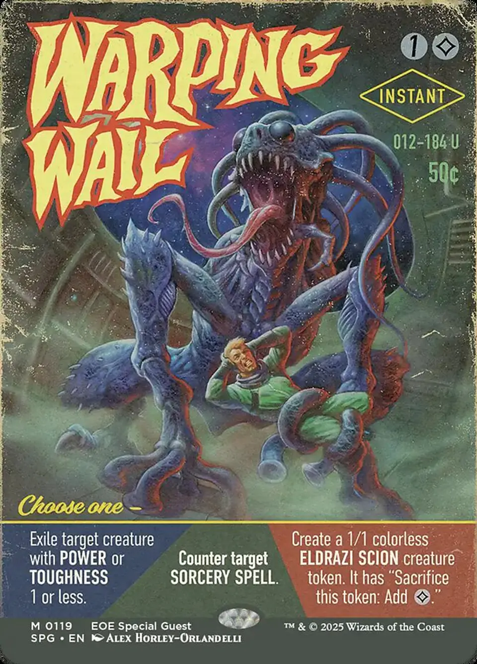 Warping Wail (Borderless) | Inglés | NM | SPG 1