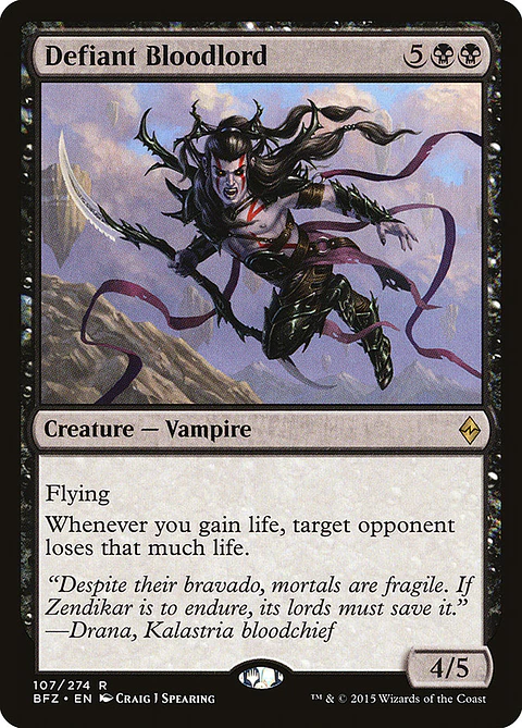 Defiant Bloodlord | Inglés | NM | BFZ