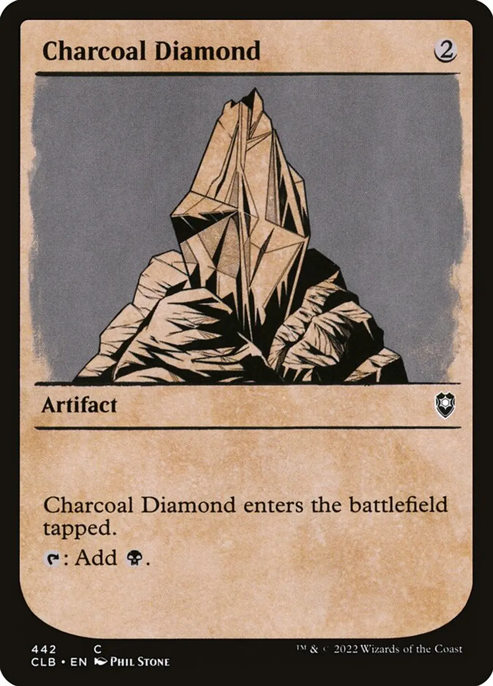 Charcoal Diamond (Showcase foil) | Inglés | NM | CLB 1
