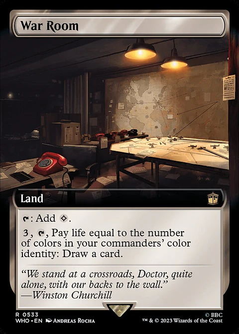 War Room (Extended Art foil) | Inglés | NM | WHO