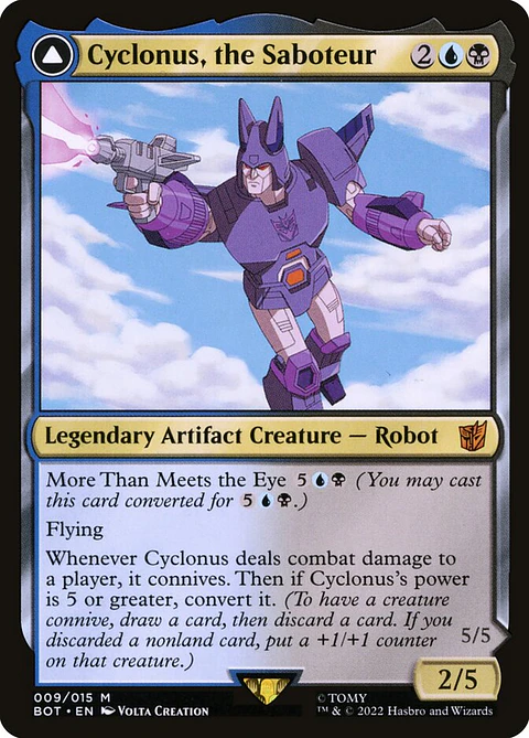 Cyclonus, the Saboteur // Cyclonus, Cybertronian Fighter | Inglés | NM | BOT