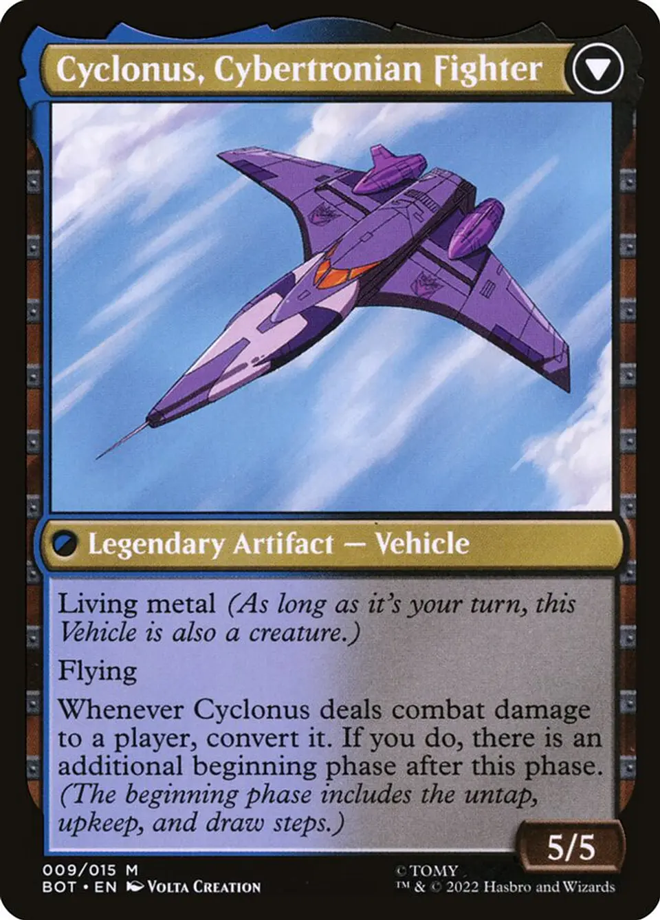 Cyclonus, the Saboteur // Cyclonus, Cybertronian Fighter | Inglés | NM | BOT 2