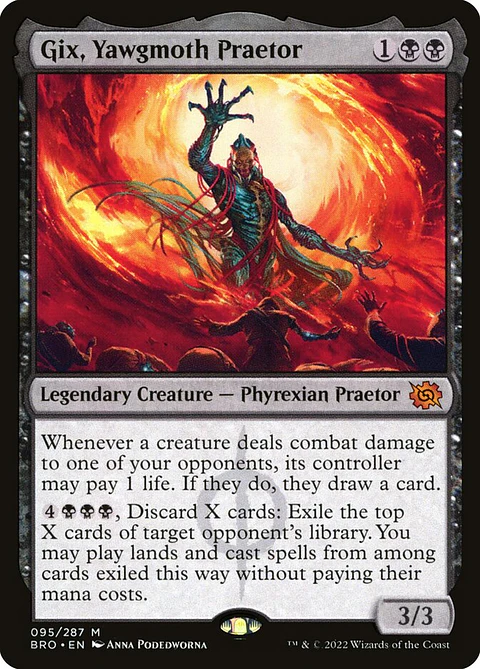 Gix, Yawgmoth Praetor | Inglés | NM | BRO