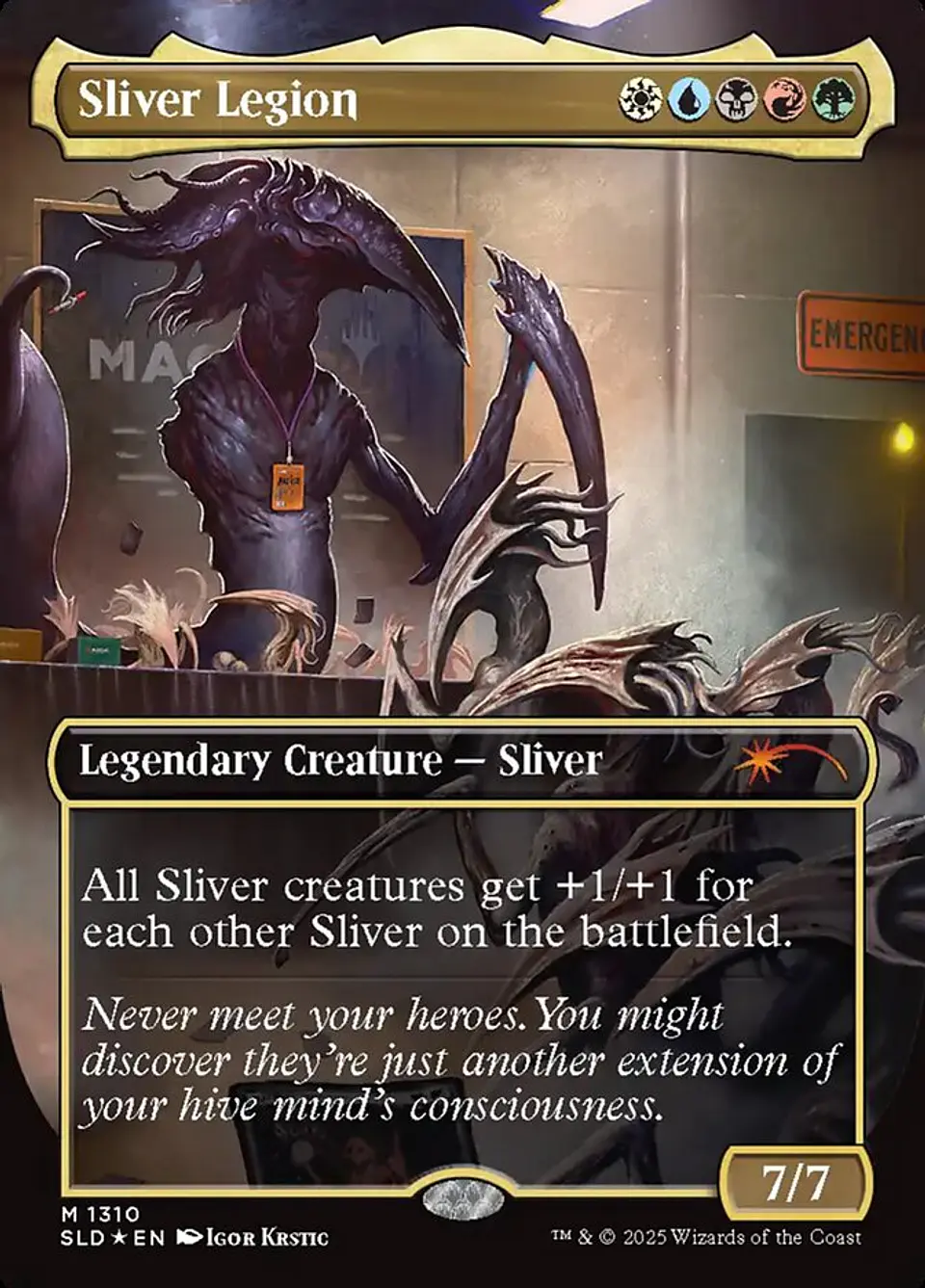 Sliver Legion (Borderless foil) | Inglés | NM | SLD 1