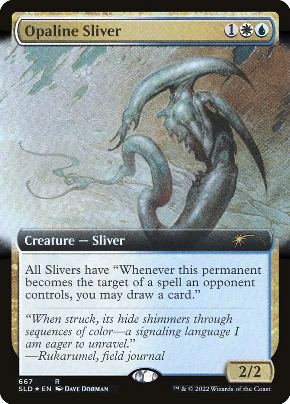 Opaline Sliver (Extended Art foil) | Inglés | NM | SLD 1
