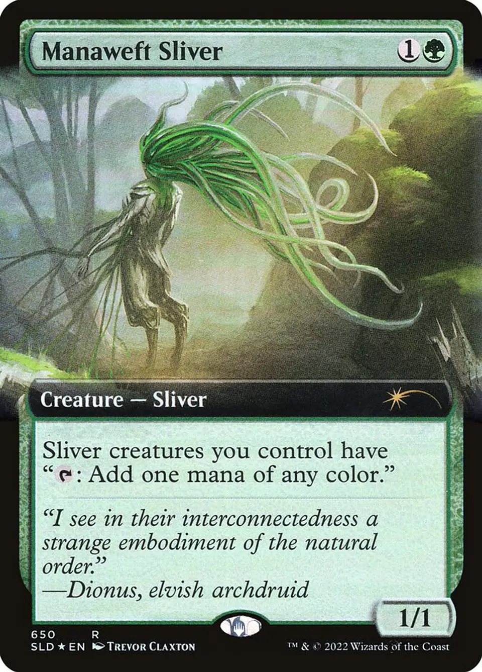 Manaweft Sliver (Extended Art foil) | Inglés | NM | SLD 1