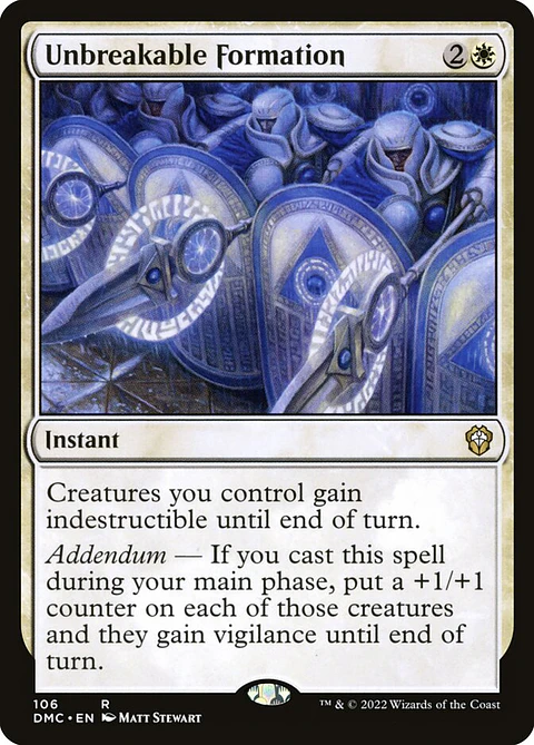 Unbreakable Formation | Inglés | NM | DMC