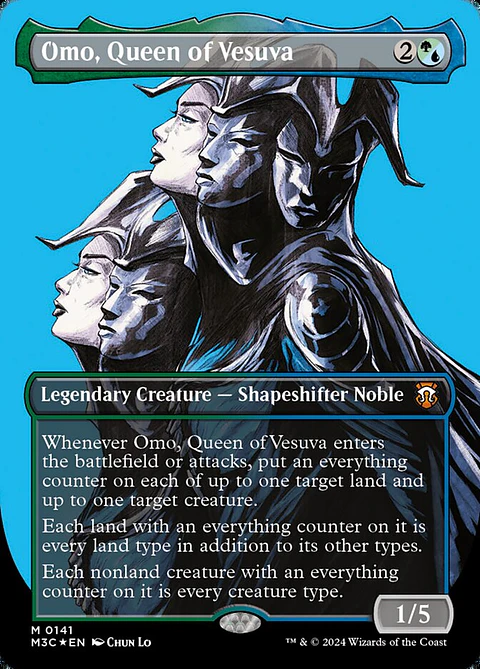 Omo, Queen of Vesuva (Borderless foil) | Inglés | NM | M3C