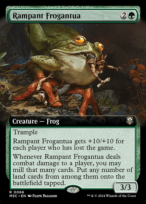 Rampant Frogantua (Extended Art foil) | Inglés | NM | M3C
