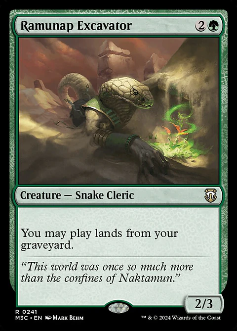 Ramunap Excavator (foil) | Inglés | NM | M3C