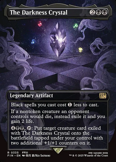 The Darkness Crystal (Borderless) | Inglés | NM | FIN